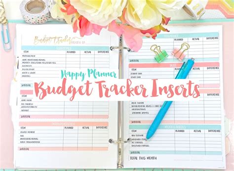 Printable Happy Planner Budget